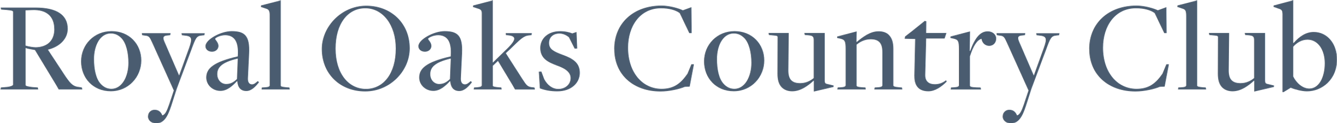 Royal Oaks Country Club Houston logo